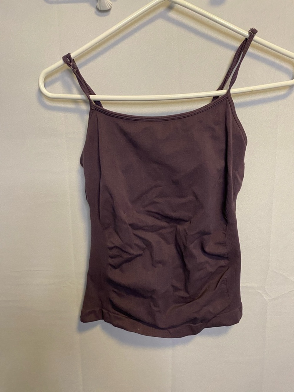 Poof! Women's Spaghetti Strap Cami in Deep Plum